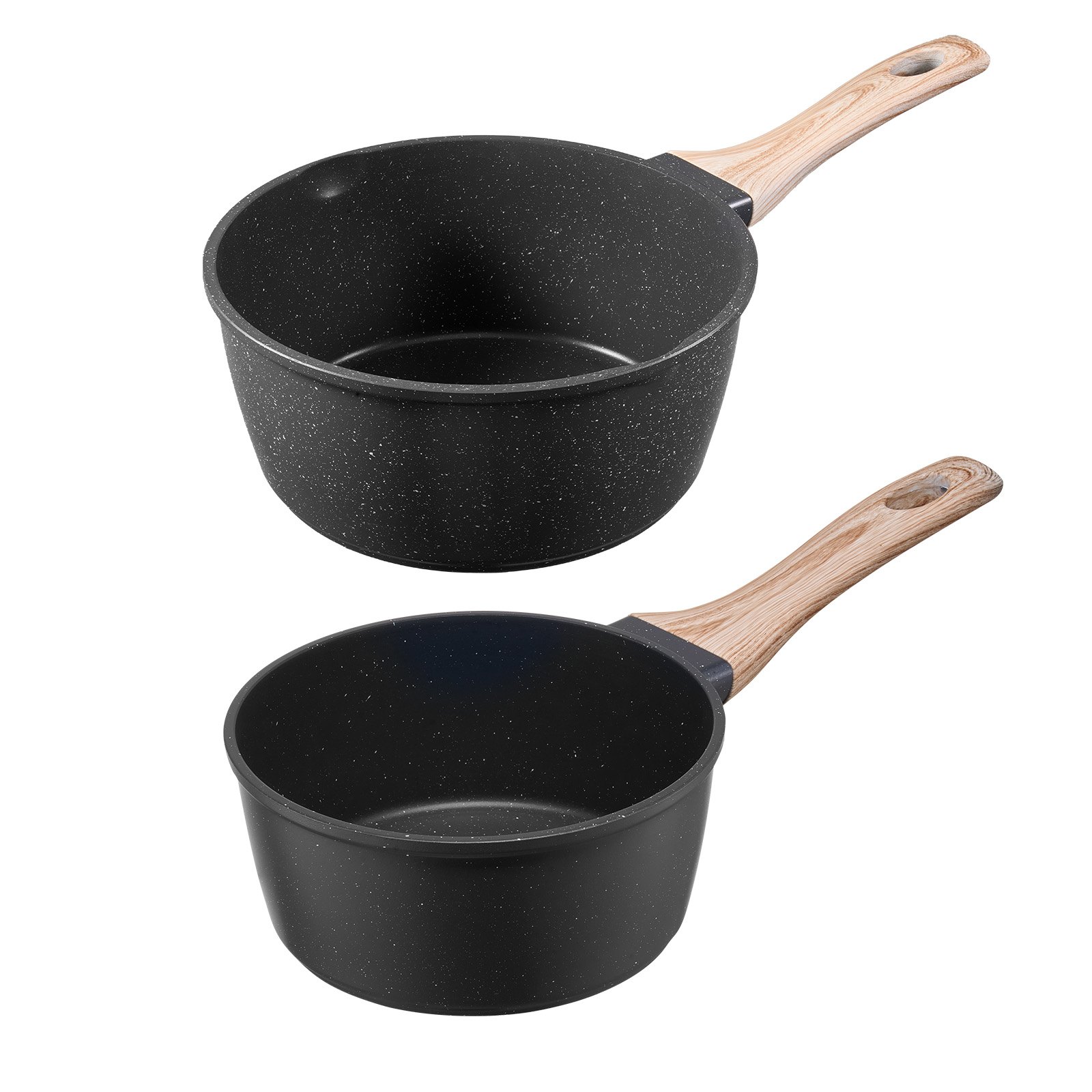 Saucepan Set, 1.5 QT & 2.5 QT Nonstick Saucepan